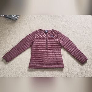 Patagonia Women's AlpLight Down Pullover, Plum Color, Size Small